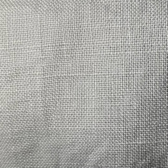 West Elm European Flax Linen Euro Sham Light Gray - Picture 5 of 5